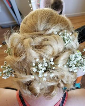 Client hair by the Locks & Lashes team